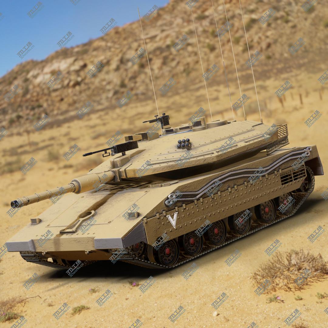 images/goods_img/202104021/3D Merkava Mark IV Main Battle Tank model/1.jpg